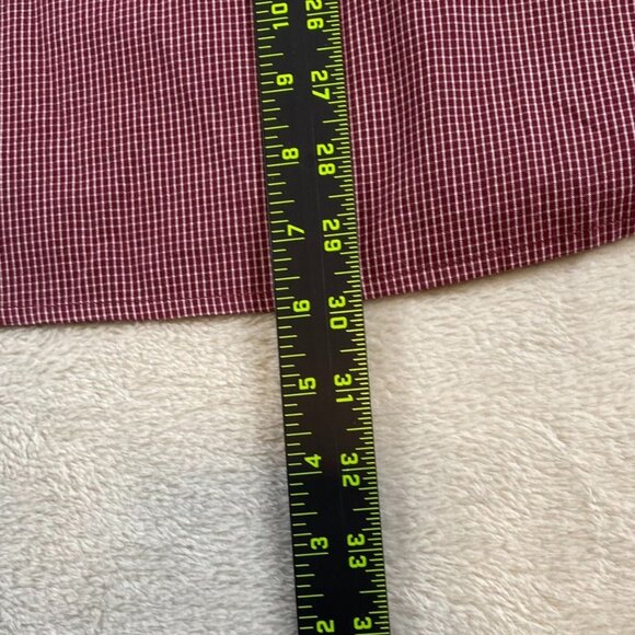 Dockers Men's Shirt XXL Classic Fit Long Sleeve Checkered Cotton & Polyester - Picture 3 of 9